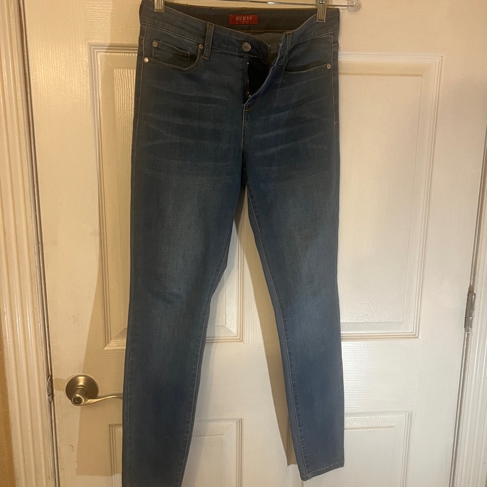 Guess Blue Skinny Jeans with Stretch Fit